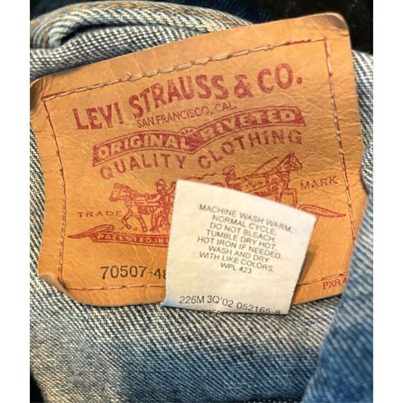 Levi’s Blue Denim 70507-4886 Jacket - Picture 6 of 6